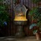 49.25''H Antique European Style Faux Granite Sculptural Multi-tiered Pedestal Polyresin Outdoor Floor Fountain with Pump and LED Light